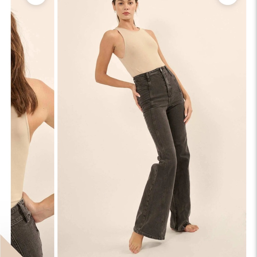 Promise Lifted Fit Sleeveless Racerback Tank Bodysuit - Picture 4 of 6